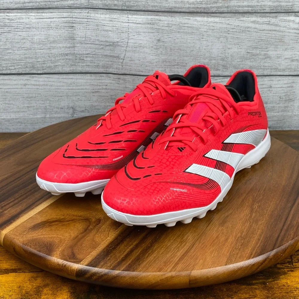 adidas Predator 24 Pro Turf Victory Pack Red Soccer Shoe Cleat ID3764 Men’s 13.5